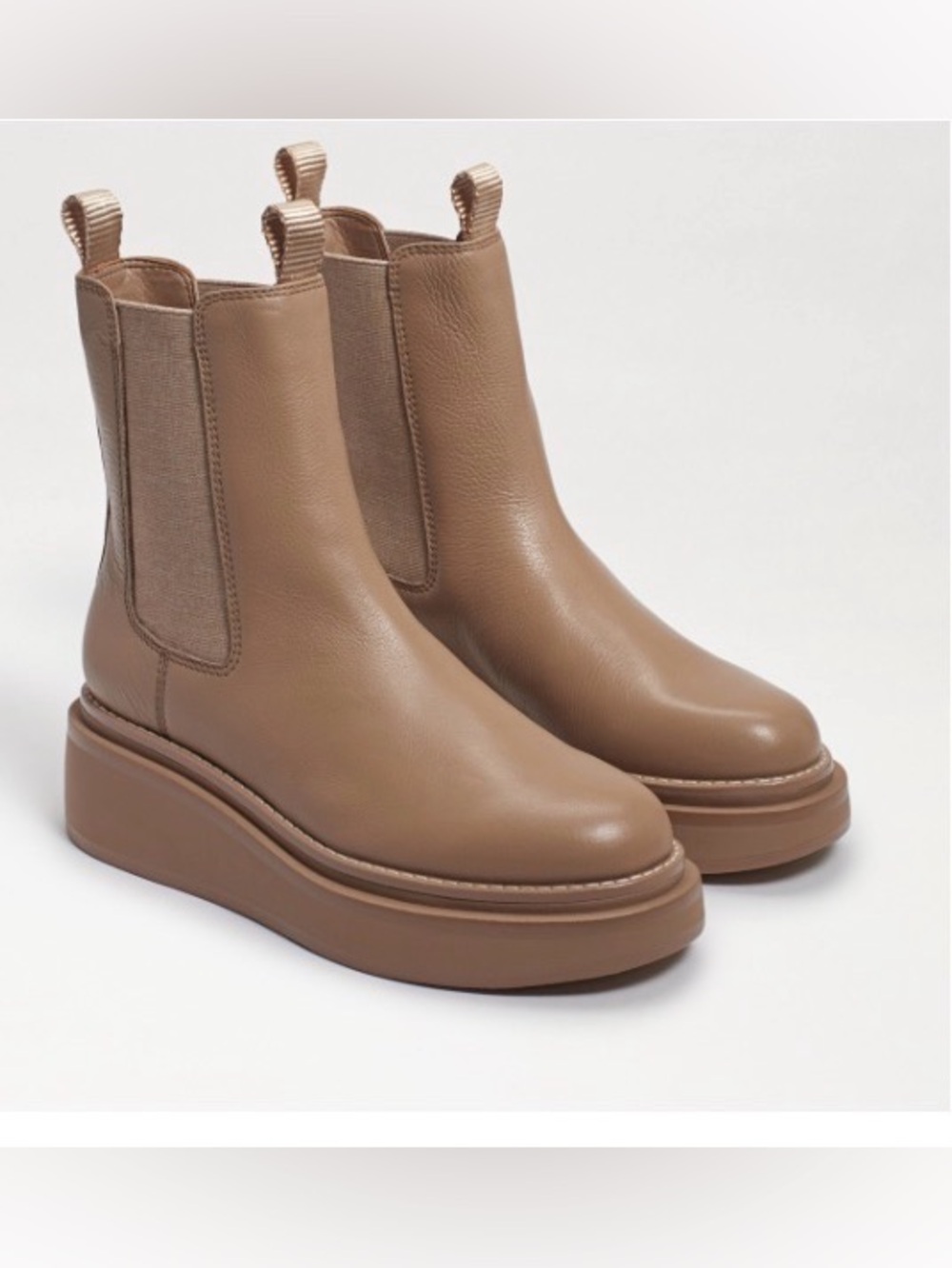Women's Kolton Cedarwood Chelsea Platform Ankle Boots size 10